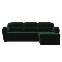 Угловой диван Бостон (велюр зеленый) - Изображение 1