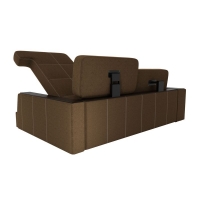 Угловой диван Брюссель микровельвет (коричневый)  - Изображение 1