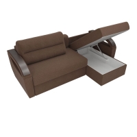 Угловой диван Форсайт (рогожка коричневый) - Изображение 4