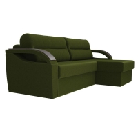 Угловой диван Форсайт (микровельвет зелёный) - Изображение 4
