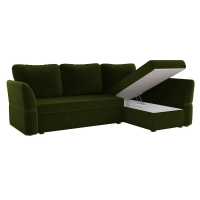 Угловой диван Гесен (микровельвет зеленый) - Изображение 2