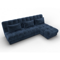 Диван угловой Лига-116 НПБ велюр (синий)  - Изображение 3