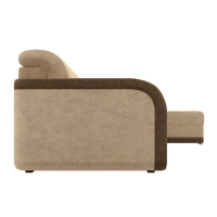 Угловой диван Марсель (велюр бежевый коричневый) - Изображение 4