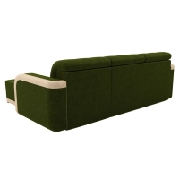 Угловой диван Марсель (велюр зеленый бежевый)  - Изображение 2