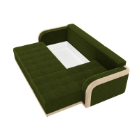 Угловой диван Марсель (велюр зеленый бежевый)  - Изображение 5