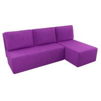 Угловой диван Поло (микровельвет фиолетовый) - Изображение 5