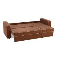 Угловой диван Принстон (рогожка коричневый) - Изображение 2