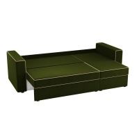 Угловой диван Принстон (вельвет зеленый) - Изображение 2