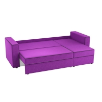 Угловой диван Принстон (вельвет фиолетовый) - Изображение 1