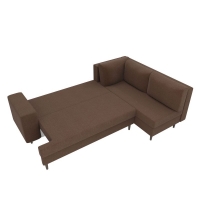 Угловой диван Сильвана рогожка (коричневый)  - Изображение 3