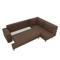 Угловой диван Сильвана рогожка (коричневый)  - Изображение 2