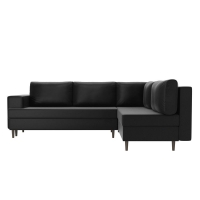 Угловой диван Сильвана экокожа (чёрный)  - Изображение 1