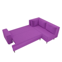 Угловой диван Сильвана микровельвет (фиолетовый)  - Изображение 2