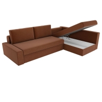 Угловой диван Версаль (рогожка коричневый) - Изображение 2