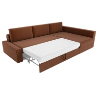 Угловой диван Версаль (рогожка коричневый) - Изображение 1