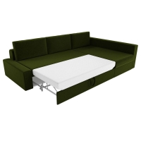 Угловой диван Версаль (вельвет зеленый) - Изображение 1