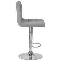 Барный стул LM-5006 CANDY экокожа, серый велюр - Изображение 1