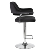 Барный стул 5019-LM CHARLY черный велюр - Изображение 2