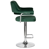 Барный стул 5019-LM CHARLY зеленый велюр - Изображение 1