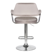 Барный стул 5019-LM CHARLY серый велюр - Изображение 1