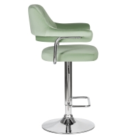 Барный стул 5019-LM CHARLY пудрово-мятный велюр - Изображение 1