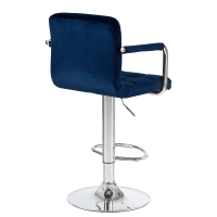 Барный стул LM-5011 KRUGER ARM синий велюр - Изображение 1