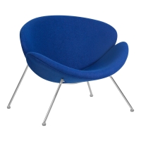 Кресло дизайнерское EMILY LMO-72 синяя ткань