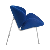 Кресло дизайнерское EMILY LMO-72 синяя ткань - Изображение 4
