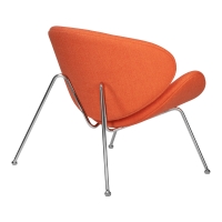 Кресло дизайнерское EMILY LMO-72 оранжевая ткань - Изображение 1