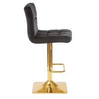 Барный стул LM-5016 GOLDY черный велюр - Изображение 2
