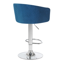 Барный стул LM-5025 DARSY синий велюр - Изображение 2
