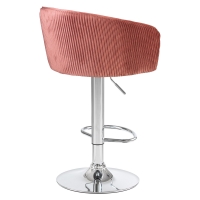 Барный стул LM-5025 DARSY бронзово-розовый велюр - Изображение 1