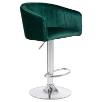 Барный стул LM-5025 DARSY зеленый велюр - Изображение 1