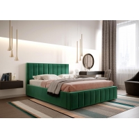 Кровать Вена 1800 СТАНДАРТ Вариант 1 Мора зеленый - Изображение 1