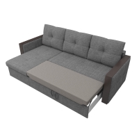 Угловой диван Валенсия (рогожка серый) - Изображение 2