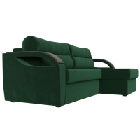 Угловой диван Форсайт (велюр зелёный) - Изображение 1