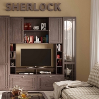 Шкаф Мцн 1 Sherlock (ясень анкор) - Изображение 1