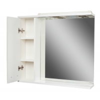 Шкаф-зеркало Cube 75 Эл. левый/правый Домино - Изображение 1