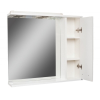 Шкаф-зеркало Cube 80 Эл. левый/правый Домино - Изображение 1