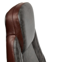 Кресло BAZUKA кож/зам, серый/коричневый - Изображение 2