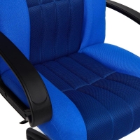 Кресло СН833 ткань/сетка, синий/синий, 2601/10 - Изображение 3