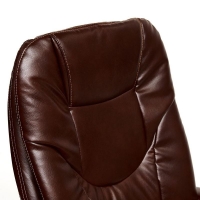 Кресло SOFTY LUX кож/зам, коричневый, 2 TONE - Изображение 3