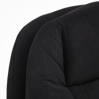 Кресло SOFTY LUX флок, черный, 35 - Изображение 1