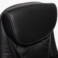 Кресло CAMBRIDGE кож/зам/ткань, черный/черный - Изображение 2