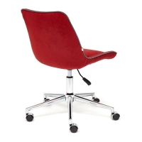 Кресло STYLE флок, бордовый, 10 - Изображение 1