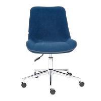 Кресло STYLE флок, синий, 32 - Изображение 2