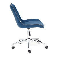 Кресло STYLE флок, синий, 32 - Изображение 1