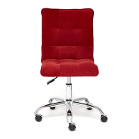 Кресло офисное Zero (бордовый) флок - Изображение 2