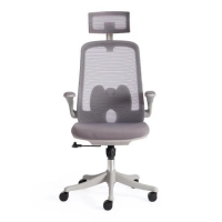 Кресло MESH-10HR ткань, серый - Изображение 3