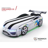 Кровать машина Romack Dreamer-M Ёж белый - Изображение 2
